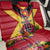 Custom Papua New Guinea Rugby Back Car Seat Cover Bird of Paradise and Hibiscus Polynesian Pattern Red Color