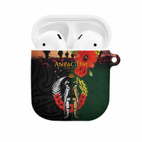 New Zealand and Australia ANZAC Day AirPods Case Lest We Forget Indigenous and Maori Pattern