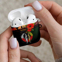 New Zealand and Australia ANZAC Day AirPods Case Lest We Forget Indigenous and Maori Pattern