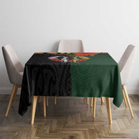New Zealand and Australia ANZAC Day Tablecloth Lest We Forget Indigenous and Maori Pattern