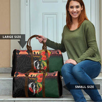 New Zealand and Australia ANZAC Day Travel Bag Lest We Forget Indigenous and Maori Pattern