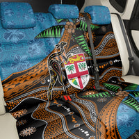 Fiji and Australia Back Car Seat Cover Fijian and Aboriginal mix Culture LT03