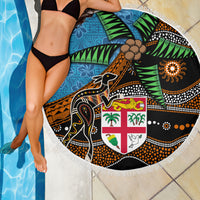 Fiji and Australia Beach Blanket Fijian and Aboriginal mix Culture LT03 - Polynesian Pride