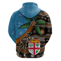 Fiji and Australia Hoodie Fijian and Aboriginal mix Culture LT03 - Polynesian Pride