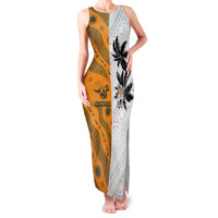 Custom Fiji and Australia Rugby Family Matching Tank Maxi Dress and Hawaiian Shirt Tapa Mix Aboriginal Pattern Half Style