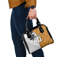 Custom Fiji and Australia Rugby Shoulder Handbag Tapa Mix Aboriginal Pattern Half Style