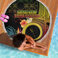 Vanuatu Independence Day Beach Blanket Sand Drawing Melanesian Vibes