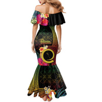 Vanuatu Selebretem 44th Indipendens Dei Mermaid Dress Sand Drawing Melanesian Vibes LT03 - Polynesian Pride