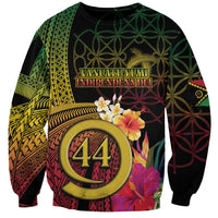 Vanuatu Selebretem 44th Indipendens Dei Sweatshirt Sand Drawing Melanesian Vibes