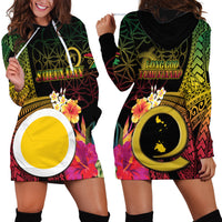 Vanuatu Shefa Day Hoodie Dress Sand Drawing Melanesian