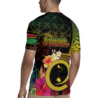 Vanuatu Shefa Day Rugby Jersey Sand Drawing Melanesian