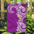 Aloha Polynesian Plumeria Flower Garden Flag Purple Color