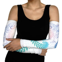 Aotearoa Maori Sea Animals Tribal Arm Sleeves Manta Ray and Shark Moko Pattern Sweet Pastel