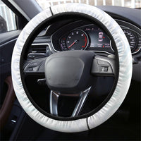 Aotearoa Maori Sea Animals Tribal Steering Wheel Cover Manta Ray and Shark Moko Pattern Sweet Pastel