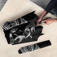 Hawaiian Manta Ray Tribal Umbrella Polynesian Art Motifs Black Color
