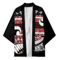 New Zealand Christmas Kimono Funny Santa Claus Haka Dance with Tukutuku