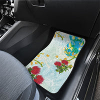 Japanese and Hawaiian Culture Fusion Car Mats Irezumi with Turtles and Lei Kakau Pattern Fresh Vibe