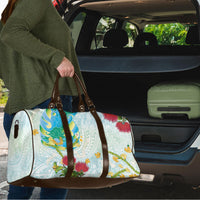 Japanese and Hawaiian Culture Fusion Travel Bag Irezumi with Turtles and Lei Kakau Pattern Fresh Vibe