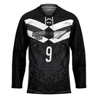 Aotearoa Rugby Custom Hockey Jersey Maori Tribal Motifs Stripes-Sporty Style