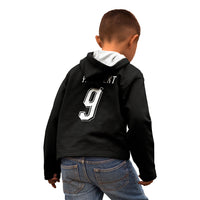 Aotearoa Rugby Custom Kid Hoodie Maori Tribal Motifs Stripes-Sporty Style