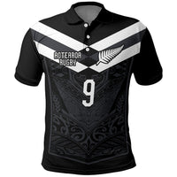Aotearoa Rugby Custom Polo Shirt Maori Tribal Motifs Stripes-Sporty Style