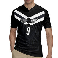 Aotearoa Rugby Custom Rugby Jersey Maori Tribal Motifs Stripes-Sporty Style