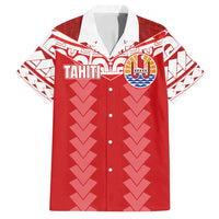 Custom Tahiti Football Polynesian Pattern Family Matching Long Sleeve Bodycon Dress and Hawaiian Shirt