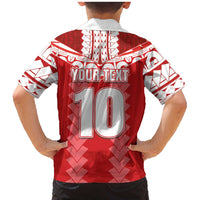 Custom Tahiti Football Polynesian Pattern Family Matching Mermaid Dress and Hawaiian Shirt