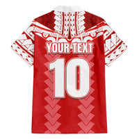 Custom Tahiti Football Polynesian Pattern Hawaiian Shirt