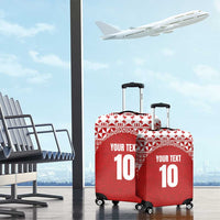 Custom Tonga Football Ngatu Tribal Tattoo Luggage Cover LT03 - Polynesian Pride