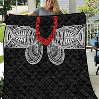 Samoan Traditional Art Tattoos Quilt Tatau Tribal Motifs with Ula Fala Black - Polynesian Pride