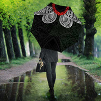 Samoan Traditional Art Tattoos Umbrella Tatau Tribal Motifs with Ula Fala Black - Polynesian Pride