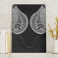 Samoan Traditional Art Tattoos Canvas Wall Art Tatau Roman Reigns Black Color LT03 Without Frame Black - Polynesian Pride