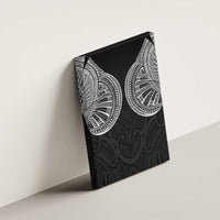 Samoan Traditional Art Tattoos Canvas Wall Art Tatau Roman Reigns Black Color LT03 - Polynesian Pride