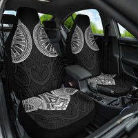 Samoan Traditional Art Tattoos Car Seat Cover Tatau Roman Reigns Black Color - Polynesian Pride