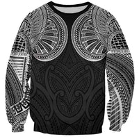 Samoan Traditional Art Tattoos Sweatshirt Tatau Roman Reigns Black Color - Polynesian Pride