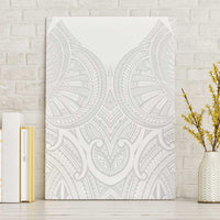 Samoan Traditional Art Tattoos Canvas Wall Art Tatau Roman Reigns White Color - Polynesian Pride