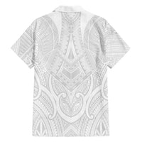 Samoan Traditional Art Tattoos Hawaiian Shirt Tatau Roman Reigns White Color LT03 - Polynesian Pride