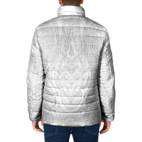 Samoan Traditional Art Tattoos Padded Jacket Tatau Roman Reigns White Color - Polynesian Pride