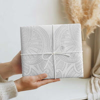 Samoan Traditional Art Tattoos Wrapping Paper Tatau Roman Reigns White Color LT03 - Polynesian Pride