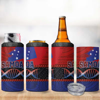 Samoan DNA-Proud of Samoa 4 in 1 Can Cooler Tumbler Polynesian Patterns - Polynesian Pride