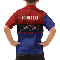 Personalised Samoan DNA-Proud of Samoa Family Matching Mermaid Dress and Hawaiian Shirt Polynesian Patterns LT03 - Polynesian Pride