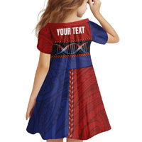 Personalised Samoan DNA-Proud of Samoa Family Matching Off Shoulder Maxi Dress and Hawaiian Shirt Polynesian Patterns LT03 - Polynesian Pride