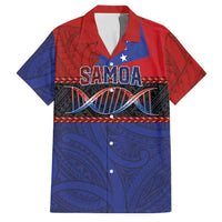 Personalised Samoan DNA-Proud of Samoa Family Matching Short Sleeve Bodycon Dress and Hawaiian Shirt Polynesian Patterns LT03 Dad's Shirt - Short Sleeve Multicolor - Polynesian Pride