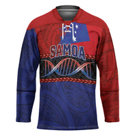 Personalised Samoan DNA-Proud of Samoa Hockey Jersey Polynesian Patterns LT03 Unisex Multicolor - Polynesian Pride