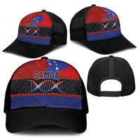 Samoan DNA-Proud of Samoa Mesh Trucker Cap Polynesian Patterns - Polynesian Pride