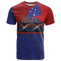 Personalised Samoan DNA-Proud of Samoa T Shirt Polynesian Patterns LT03 Multicolor - Polynesian Pride