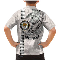 Custom Hawaii James Campbell High School Family Matching Mermaid Dress and Hawaiian Shirt Tribal Kakau Pattern LT03 - Polynesian Pride