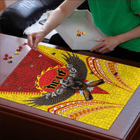 American Samoa Fautasi Race Puzzle Pago Pago-Aeto Samoan Tattoo and Eagle LT03 - Polynesian Pride