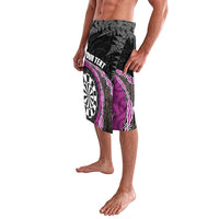 Personalised New Zealand Darts Lavalava Koru Tribal Tattoo and Silver Fern Maori Pattern Pink Color LT03 - Polynesian Pride
